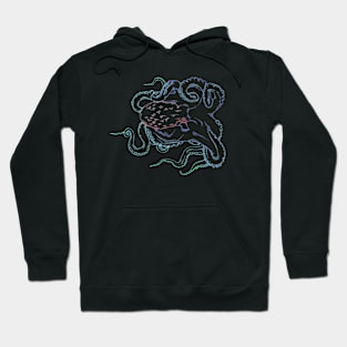 Rainbow Octopus (Clear) Hoodie